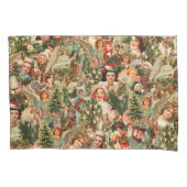 Vintage kerstmis kussensloop (Voorkant)