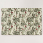 Vintage Kerstmis Land Winter Scenery Legpuzzel (Horizontaal)