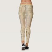 Vintage Kerstmis Leggings (Achterkant)