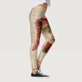 Vintage Kerstmis Leggings (Rechts)