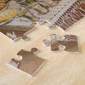 Vintage : Kerstmis- Legpuzzel (Zijkant)