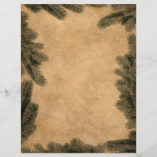 Vintage Kerstmis - Letterhead Stationery