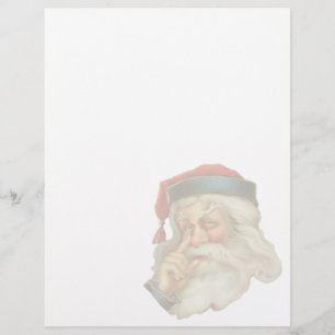 Vintage Kerstmis Letterhead Stationery