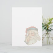 Vintage Kerstmis Letterhead Stationery (Staand voorkant)