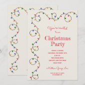 Vintage Kerstmis lichte sterke feestdagen (Voorkant / Achterkant)