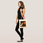 Vintage Kerstmis, liefde en Romance Couple Tote Bag (Voorkant (model))