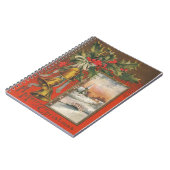 Vintage Kerstmis met Bells Notitieboek (Linkerzijde)