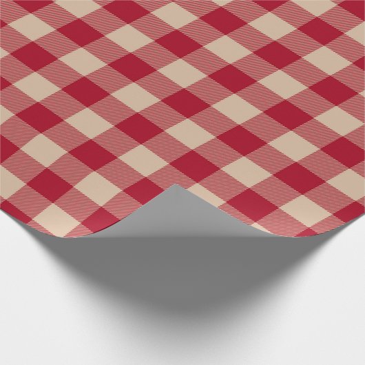 Vintage kerstmis met vakantieboefje cadeaupapier (Hoek)