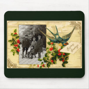 Vintage Kerstmis Mousepad Muismat
