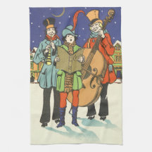 Vintage Kerstmis, Musicians die met muziek spelen