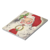 Vintage Kerstmis Notitieblok (Linkerzijde)