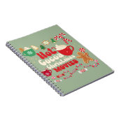 Vintage Kerstmis Notitieboek (Rechterzijde)