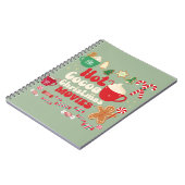 Vintage Kerstmis Notitieboek (Linkerzijde)