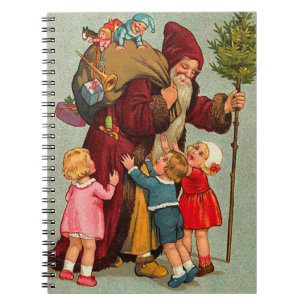 Vintage Kerstmis Notitieboek