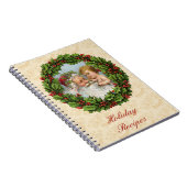 Vintage Kerstmis Notitieboek (Rechterzijde)