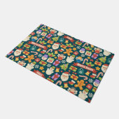 Vintage Kerstmis Nutcrackers Merry Kerstcute Deurmat (Schuin)