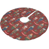 Vintage Kerstmis Nutcrackers Merry KerstRed Kerstboom Rok (Gekanteld)