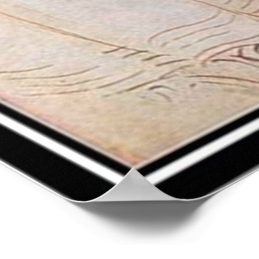 Vintage: Kerstmis - Poster (Hoek)