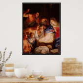 Vintage: Kerstmis - Poster (Keuken)