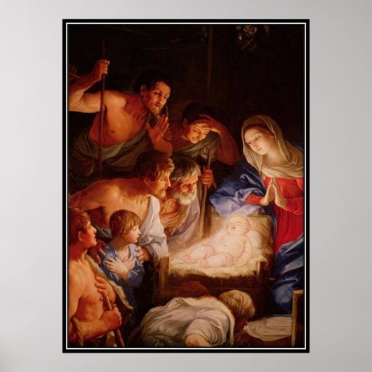 Vintage: Kerstmis - Poster (Voorkant)