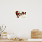 Vintage Kerstmis Poster (Keuken)