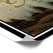 Vintage: Kerstmis - Poster (Hoek)