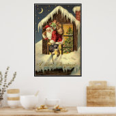 Vintage: Kerstmis - Poster (Keuken)