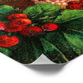 Vintage Kerstmis Poster (Hoek)