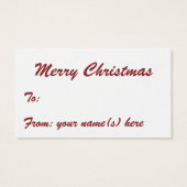 Vintage Kerstmis, Red Poinsettia Winter Plant Visitekaartjes (Achterkant)