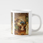 Vintage Kerstmis, religieuze nationaliteit met Bab Grote Koffiekop (Rechts)