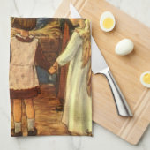 Vintage Kerstmis, religieuze nationaliteit met Bab Theedoek (Quarter Fold)