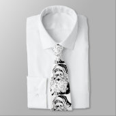 Vintage Kerstmis, Retro Jolly Santa Claus, zwart Stropdas (Gebonden)