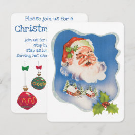 Vintage Kerstmis, Retro Jolly Sinterklaasfeest Kaart