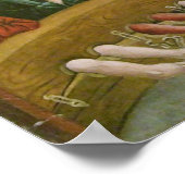 Vintage Kerstmis Saint Nicholas Poster (Hoek)