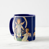 Vintage Kerstmis, Scandinavische Santa Lucia Angel Mok (Voorkant links)