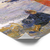 Vintage Kerstmis, Slapen, Central Park Glackens Poster (Hoek)