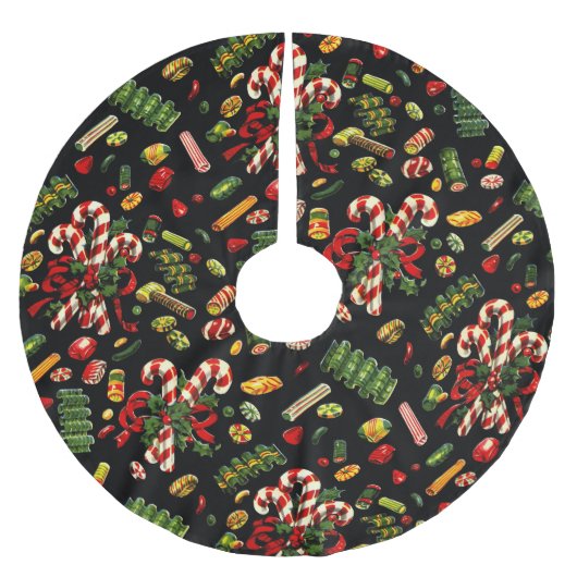 Vintage Kerstmis Snoep Kerstboom Rok (Voorkant)