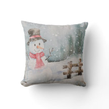 Vintage Kerstmis Snowman Winter
