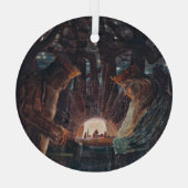 Vintage Kerstmis, Sprookje (1909) Glas Ornament (Achterkant)