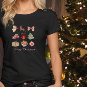 Vintage Kerstmis T-shirt