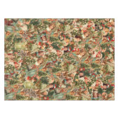 Vintage kerstmis Tablecloth Tafelkleed (Voorkant (Horizontaal))