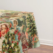 Vintage kerstmis Tablecloth Tafelkleed (Voorbeeld)