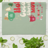 Vintage Kerstmis Theedoek (Gevouwen)