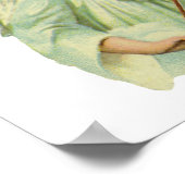 Vintage Kerstmis, Victoriaans Angels Music Violin Poster (Hoek)