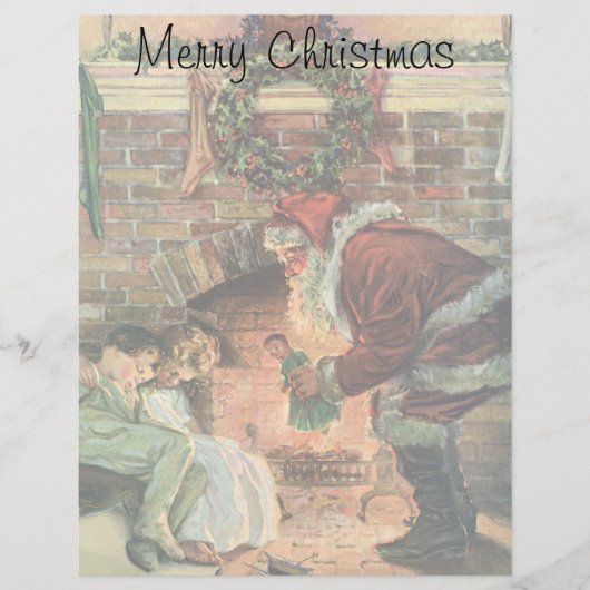 Vintage Kerstmis, Victoriaans kerstkinderen (Voorkant)