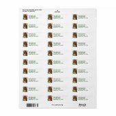 Vintage Kerstmis, Victoriaans kerstkinderen Etiket (Full Sheet)