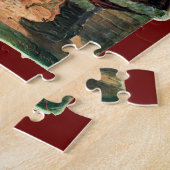 Vintage Kerstmis, Victoriaans kerstkinderen Legpuzzel (Zijkant)