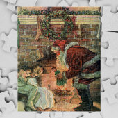Vintage Kerstmis, Victoriaans kerstkinderen Legpuzzel