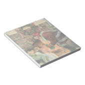 Vintage Kerstmis, Victoriaans kerstkinderen Notitieblok (Schuin)