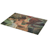 Vintage Kerstmis, Victoriaans kerstkinderen Snijplank (Hoek)